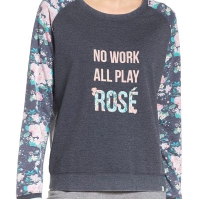 No work all play rose pajamas