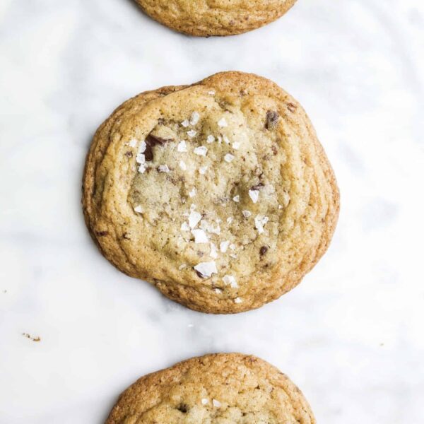 CHOCOLATE CHIP COOKIES with SEA SALT 